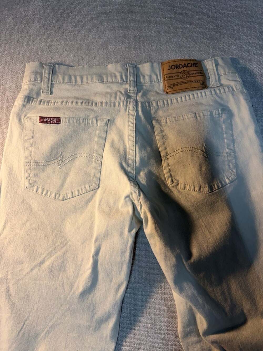 Jordache Lo-Rise Stretch Khaki Pants Size 9/10 - Picture 10 of 10